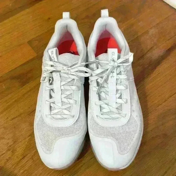 Under Armour Glyde MT TPU White Softball Cleats Women’s Size 10 New - Picture 2 of 10